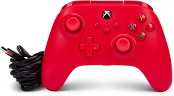 Controle com fio - Power A - para XBOX Série X | S - Vermelho — imagem 10