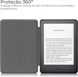 WB Capa Kindle 10a geração - Ultra Leve Auto Hibernação Sensor Magnético — imagem 8