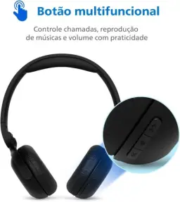 PHILIPS, Headphone Bluetooth, TAH2209, Até 25 horas de bateria, Preto — imagem 7
