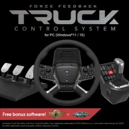 Controle Volante Hori com Force feedback para Jogos de Caminhão Compativel com — imagem 7