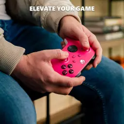 Controle Sem Fio Xbox - Deep Pink, Superfícies Esculpidas Ergonômicas — imagem 7