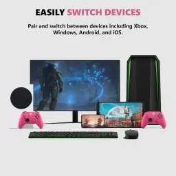 Controle Sem Fio Xbox - Deep Pink, Superfícies Esculpidas Ergonômicas — imagem 6