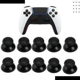 Botões Analógicos de Reposição para Controle PS5 DualSense, Preto (10) — imagem 2