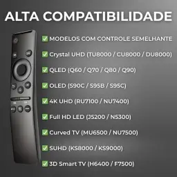 Controle Remoto Compatível com Smart TV Samsung — Com Botões Netflix — imagem 5