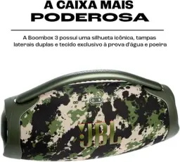 JBL, Caixa de Som, Boombox 3, Bluetooth, À Prova D'água e Poeira - Camuflada — imagem 2