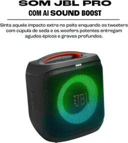 JBL, Caixa de Som, PartyBox Encore 2, Bluetooth, Show de Luzes — imagem 2