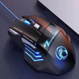 Mouse Gamer Anúbis 7 Botões 3200 DPI Ajustável LED RGB Alta Precisão e — imagem 8