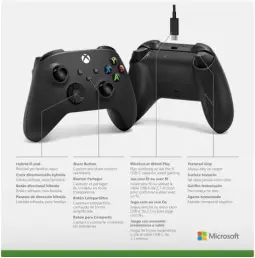 Controle Sem Fio Xbox + Cabo USB — imagem 5