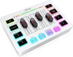 FIFINE Mixer áudio mixer PC streaming