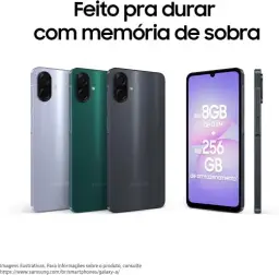 Celular Samsung Galaxy A07 128GB, 4GB, Câm. 50MP, Tela 6.7"- Violeta — imagem 2