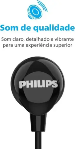 PHILIPS, Fone de Ouvido com Microfone, TAE2146BK/00, Com fio USB-C de 1 — imagem 6