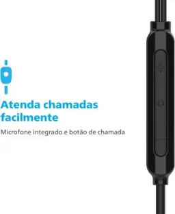 PHILIPS, Fone de Ouvido com Microfone, TAE2146BK/00, Com fio USB-C de 1 — imagem 5