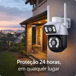 Câmera de Segurança WiFi Externa HD 3MP, IP Sem Fio com Visão Noturna — imagem 4