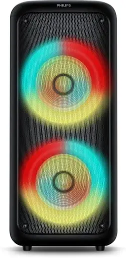 PHILIPS, Caixa de Som Bluetooth Party Speaker, TAX4000/78, com Luzes LED