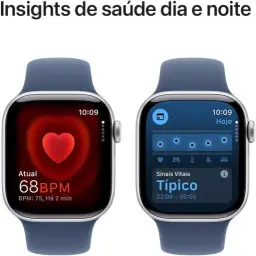 Apple Watch Series 10 GPS • Caixa prateada de alumínio – 42 mm • Pulseira — imagem 5