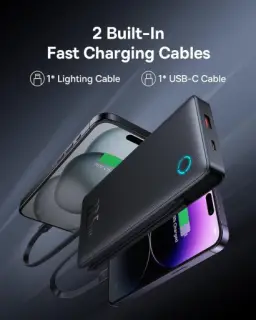 Carregador Portátil Baseus Digital Display Power Bank carregamento rápido — imagem 9