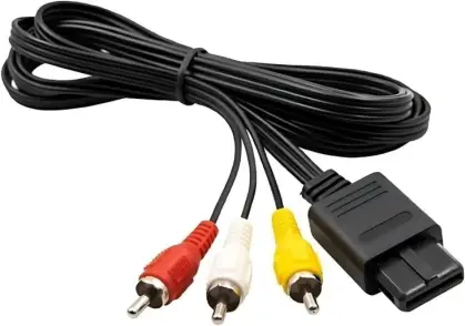 Cabo AV RCA de Áudio e Vídeo para Super Nintendo (SNES)