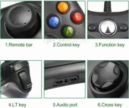 Controle Usb Fio Console video