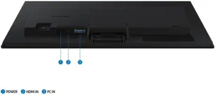 Monitor Gamer Samsung 24" FHD,100 Hz, HDMI, VGA,Preto, S3 — imagem 5