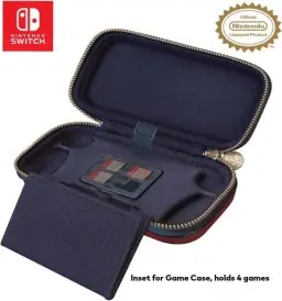 Estojo de transporte Zelda para Nintendo Switch Lite, licenciado pela Nintendo — imagem 6