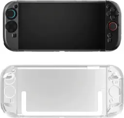 Kit Generico Para Nintendo Switch 2, Case Rígida Preta, Película de Vidro — imagem 4