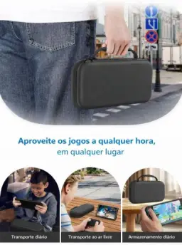 Case para Nintendo Switch e Nintendo Switch OLED – Estojo Protetor Rígido — imagem 2
