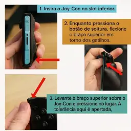 Suporte de Controle Grip para Nintendo Switch 2, Anatômico, Leve e Resistente — imagem 4