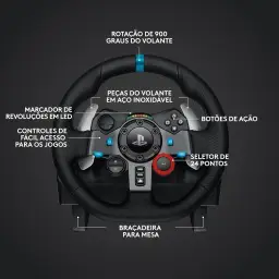 Combo Volante, Pedais e Cambio Logitech G29 SE Driving Force para PS5, PS4 — imagem 5