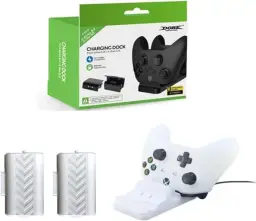 Kit Base Carregador Dock Duplo Controle
