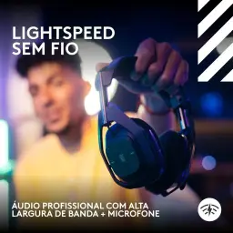 Headset Gamer Sem Fio Logitech G Astro A50 X LIGHTSPEED + Base Station — imagem 4