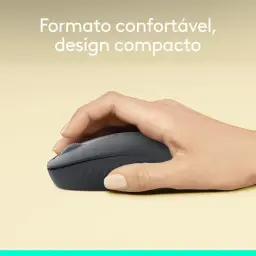 Mouse sem fio Logitech M196 com Conexão Bluetooth, Design Ambidestro Compacto — imagem 3