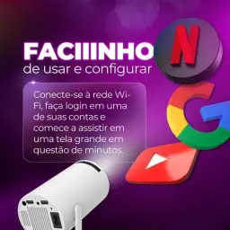 Mini Projetor Portátil 5G Wi-Fi 6 Bluetooth 5.0 Android 11 4K 1080P Full HD — imagem 6
