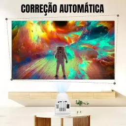 Mini Projetor Portátil 5G Wi-Fi 6 Bluetooth 5.0 Android 11 4K 1080P Full HD — imagem 3