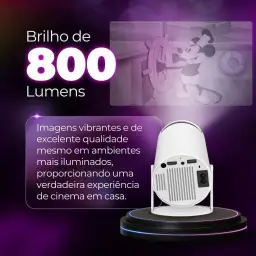 Mini Projetor Portátil 5G Wi-Fi 6 Bluetooth 5.0 Android 11 4K 1080P Full HD — imagem 7