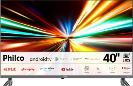 Smart TV 40" Philco LED Full HD Android