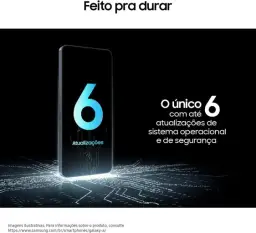 Celular Samsung Galaxy A17, 256GB, 8GB, 50MP Tela 6.7", IP54 - Cinza — imagem 7