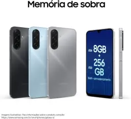 Celular Samsung Galaxy A17, 256GB, 8GB, 50MP Tela 6.7", IP54 - Cinza — imagem 6