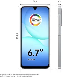 Celular Samsung Galaxy A17, 256GB, 8GB, 50MP Tela 6.7", IP54 - Cinza — imagem 10