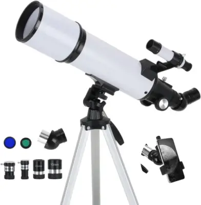 Telescópio Astronômico Profissional Portátil, em um Kit, com Kit Completo