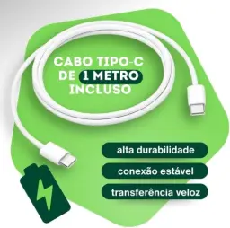Carregador Universal Super Turbo 45W - 2 Saídas USB-C e USB-A — imagem 4