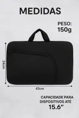Capa para Notebook 15.6 Polegadas, Resistente à Água, Leve (150g) — imagem 2