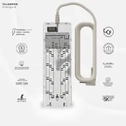 Filtro de Linha iCLAMPER Energia 8 com Proteção contra Surtos Elétricos(DPS) 8 — imagem 2