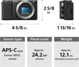 Sony Alpha ZV-E10 - Kit de câmera Vlog sem espelho com lentes intercambiáveis — imagem 3