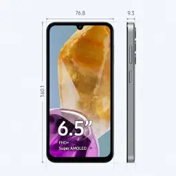 Galaxy M15 5G, 6.000mAh, Câmera Tripla até 50MP, 128GB - Cinza — imagem 3