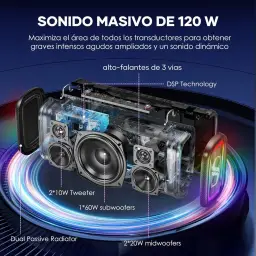 SABALA DR-908 Pro Caixa de som,2025 Modelo Mais Recente — imagem 5
