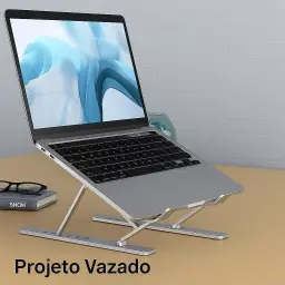Suporte para Notebook e Tablet Linha Premium em Alumínio Dobrável e Ergonômico — imagem 8