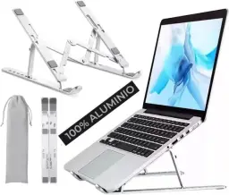Suporte para Notebook e Tablet Linha Premium em Alumínio Dobrável e Ergonômico — imagem 5