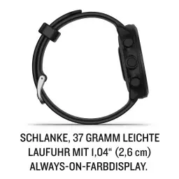 Garmin Relógio Forerunner 55 Preto 42mm com Monitor Cardíaco de Pulso e GPS — imagem 4