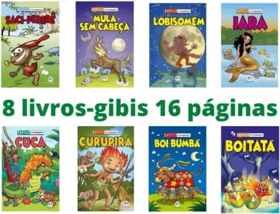 Kit Gibi | Lendas do Folclore | 8 Livros | Ciranda Cultural
