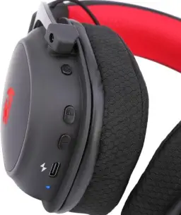 Headset Gamer Redragon Zeus Pro Preto Sem Fio 7.1 H510-PRO — imagem 5